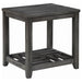 Cliffview 1-shelf Rectangular End Table Grey image