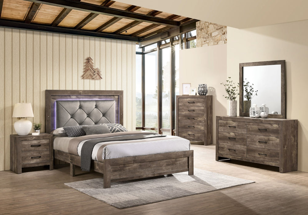 LARISSA 5 Pc. Queen Bedroom Set w/ Chest