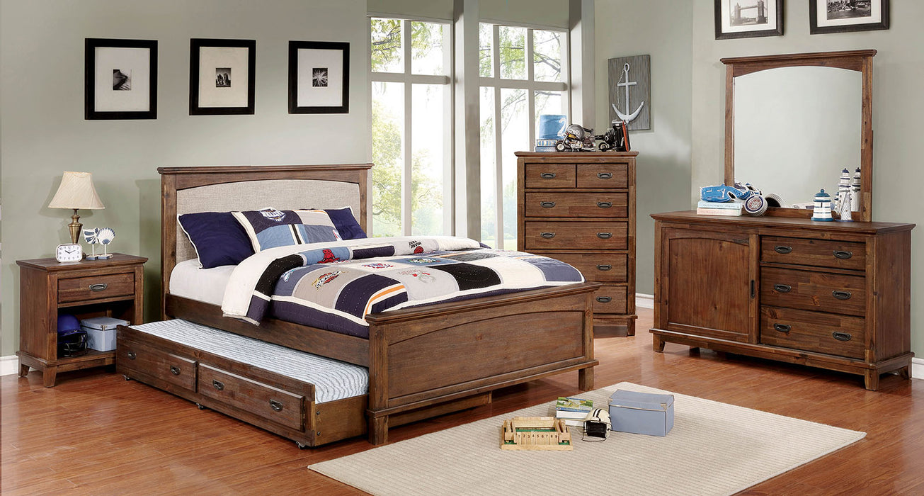 Colin Dark Oak 4 Pc. Full Bedroom Set