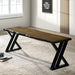 BARBARY Bench, Black/Dark Oak image