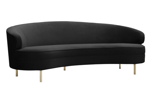 Baila Black Velvet Sofa image