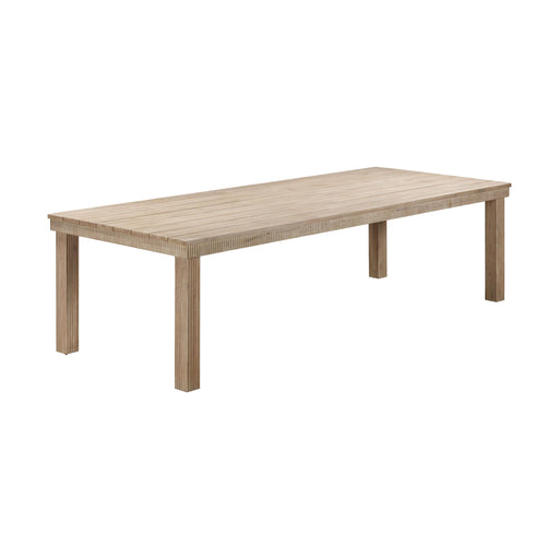 Cassie Natural 108 Inch Rectangular Outdoor Dining Table image
