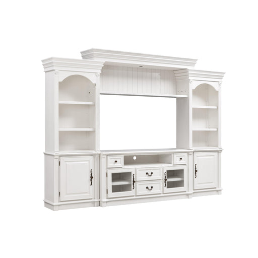 Newport White Entertainment Center for TVs up to 65" image