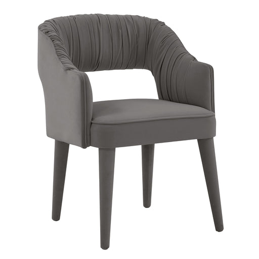 Zora Grey Velvet Dining Chair image