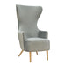 Julia Grey Wingback Chair image