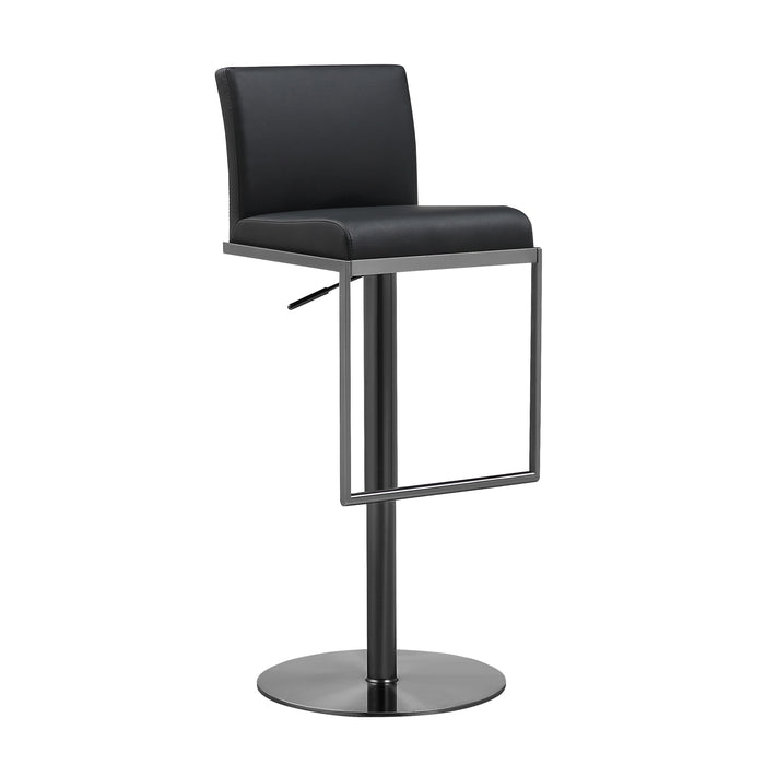 Amalfi Black on Black Steel Barstool image