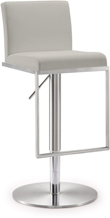 Amalfi Light Grey Stainless Steel Barstool image