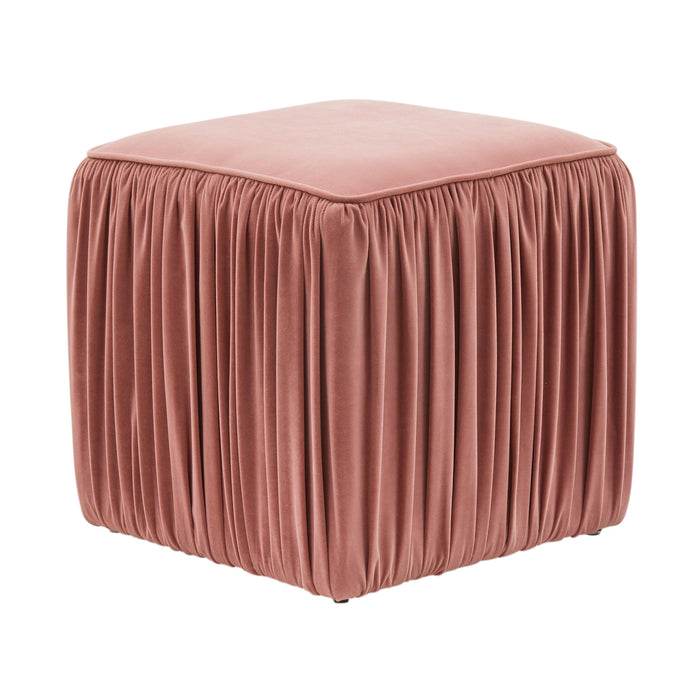 Morgan Mauve Pleated Ottoman image