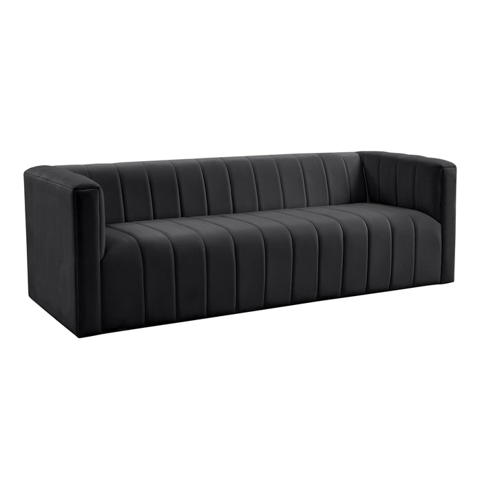 Norah Black Velvet Sofa image