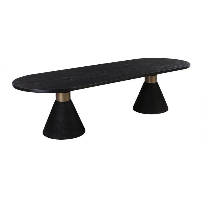 Rishi Black Rope Oval Table image