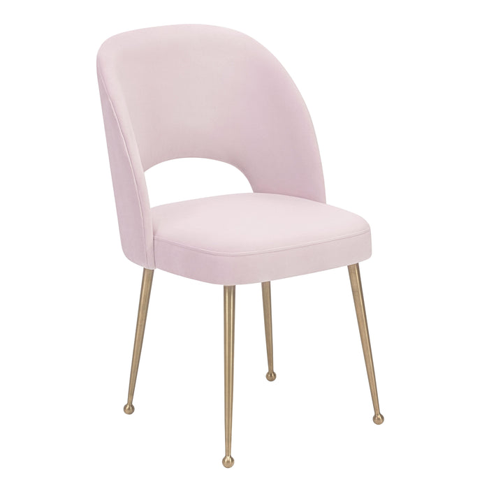 Swell Blush Velvet Chair image