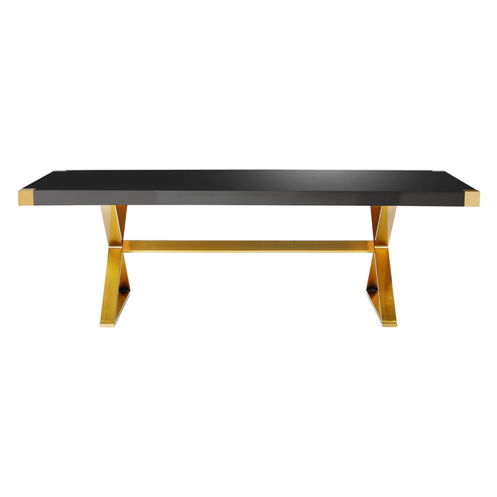 Adeline Black Lacquer Dining Table