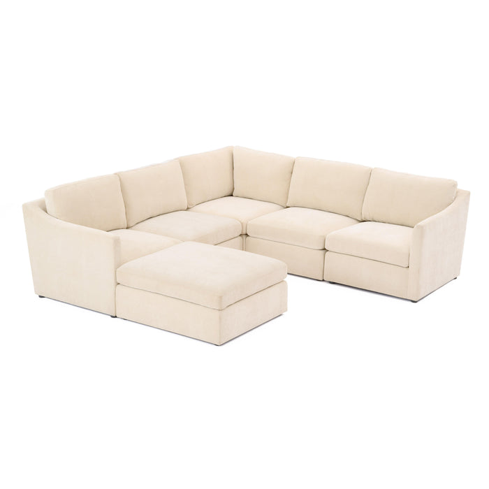 Aiden Beige Modular Chaise Sectional