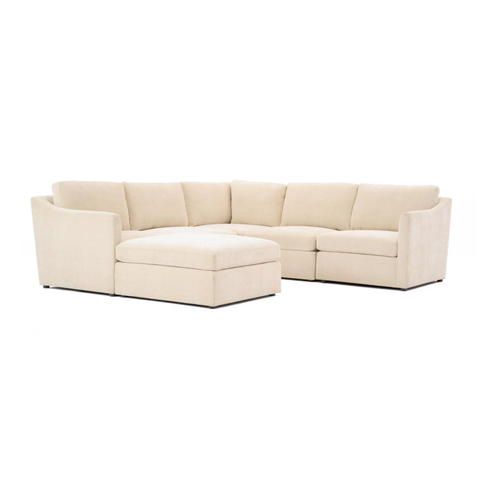 Aiden Beige Modular Chaise Sectional image