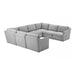 Aiden Gray Modular U Sectional image