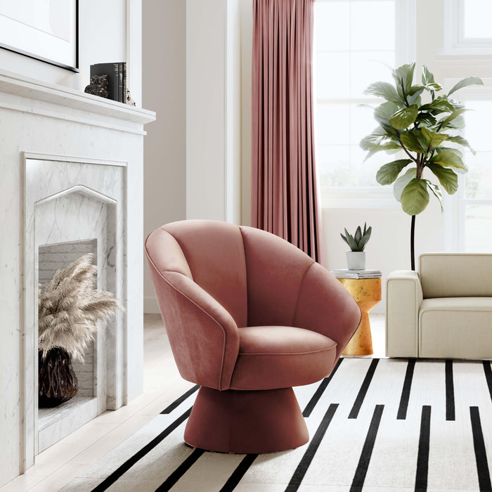 Allora Salmon Accent Chair