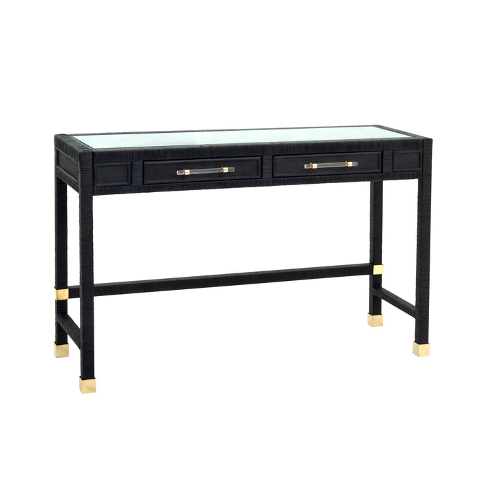 Amara Charcoal Rattan Desk image