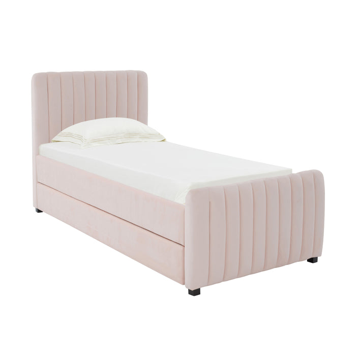 Angela Blush Trundle in Twin