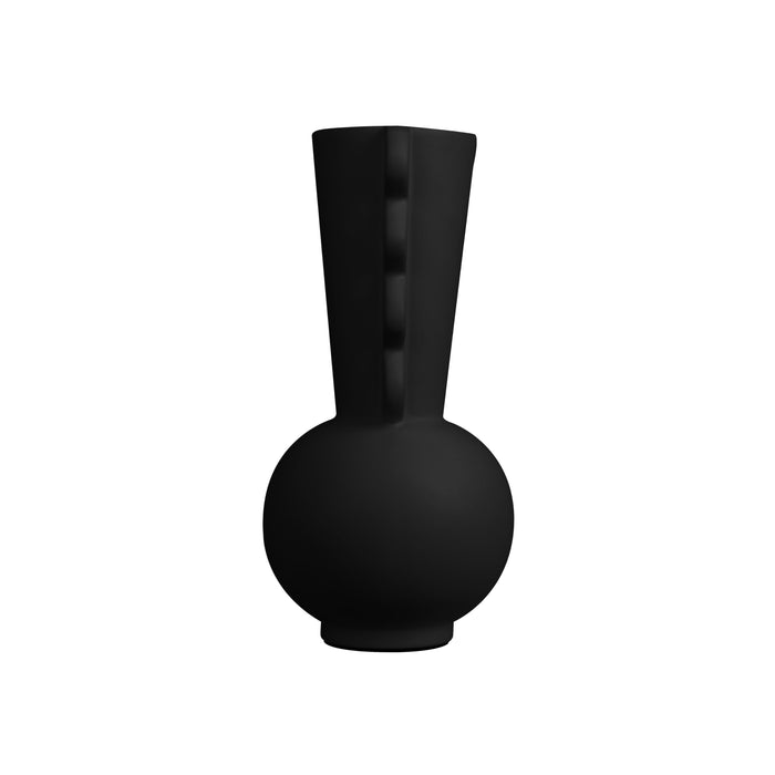 Amos Black Ceramic Vase