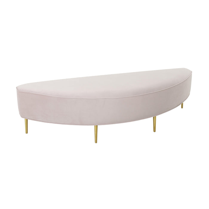 Bianca Blush Velvet Full Bench image