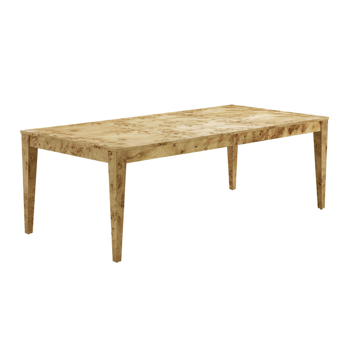 Brandyss Natural Burl Rectangular Dining Table image