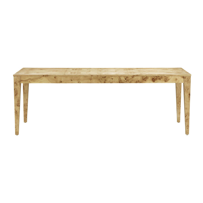 Brandyss Natural Burl Rectangular Dining Table