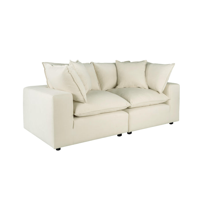 Cali Natural Modular Loveseat image