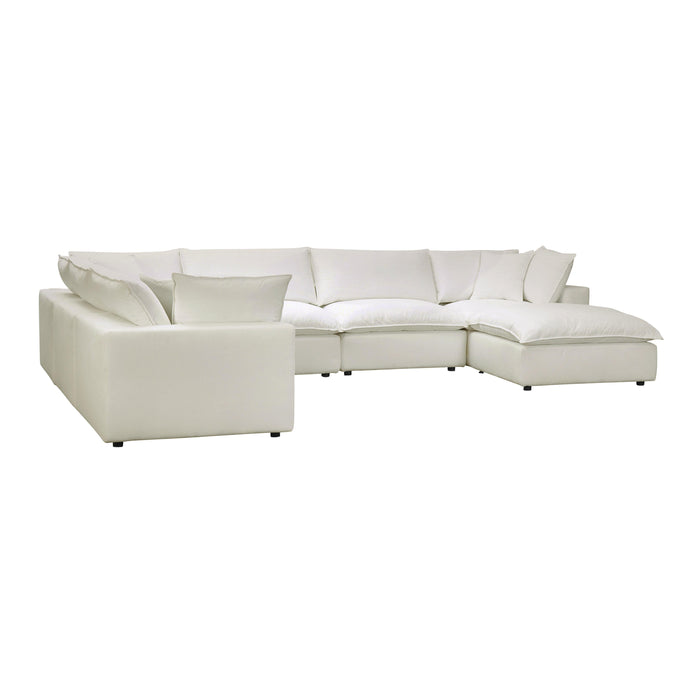 Cali Natural Modular Large Chaise Sectional