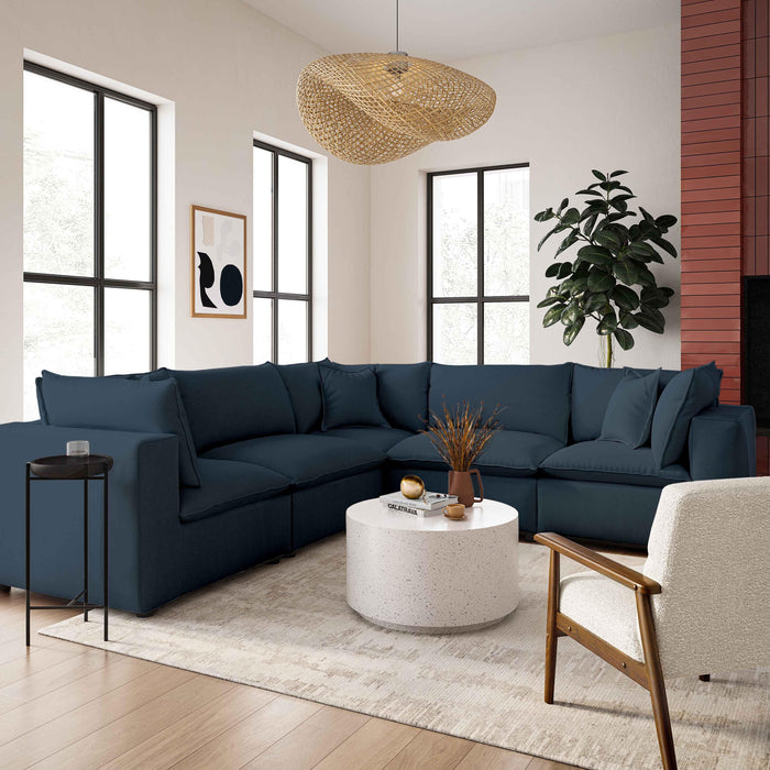 Cali Navy Modular L-Sectional