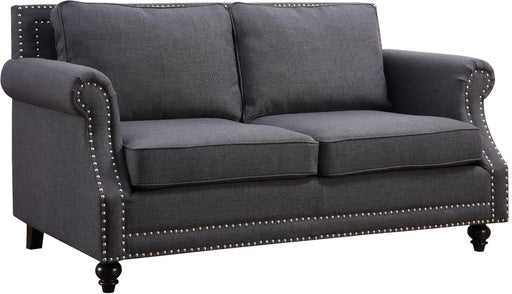 Camden Grey Linen Loveseat image