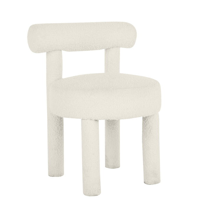 Carmel Cream Boucle Dining Chair image