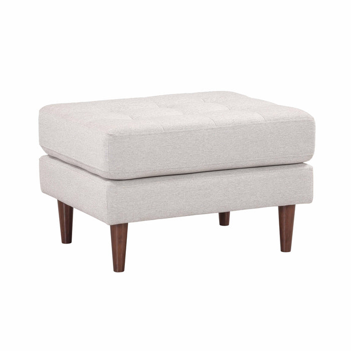 Cave Beige Tweed Ottoman image