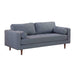 Cave Navy Tweed Loveseat image