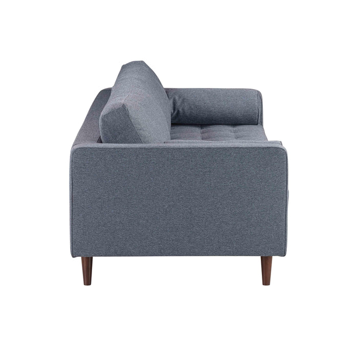 Cave Navy Tweed Loveseat