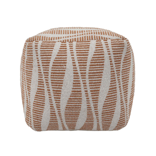 Ember Woven Pouf image