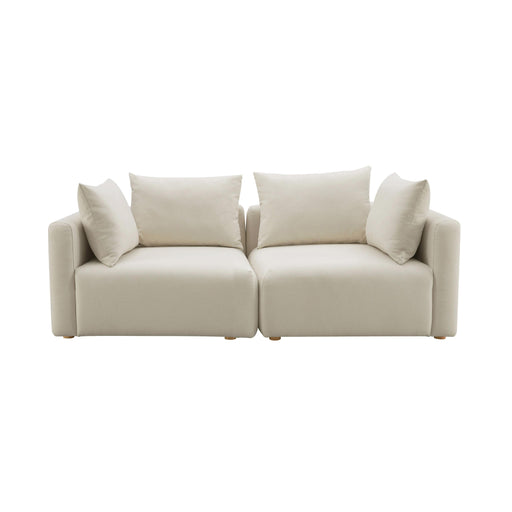 Hangover Cream Linen Loveseat image