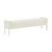 Ines Cream Boucle Bench image