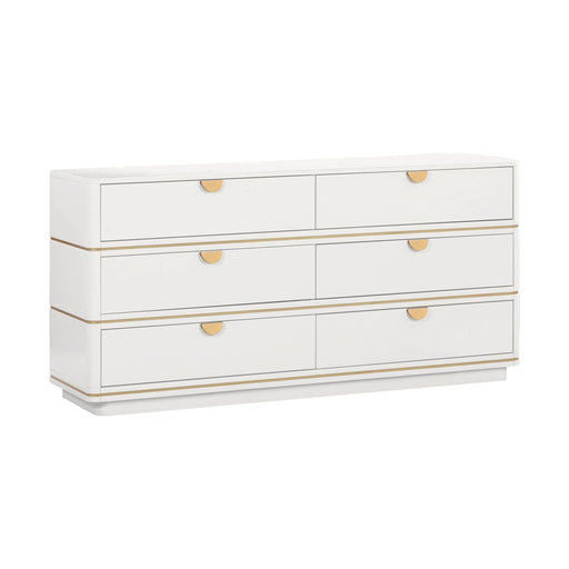 Julieta Cream 6 Drawer Dresser image