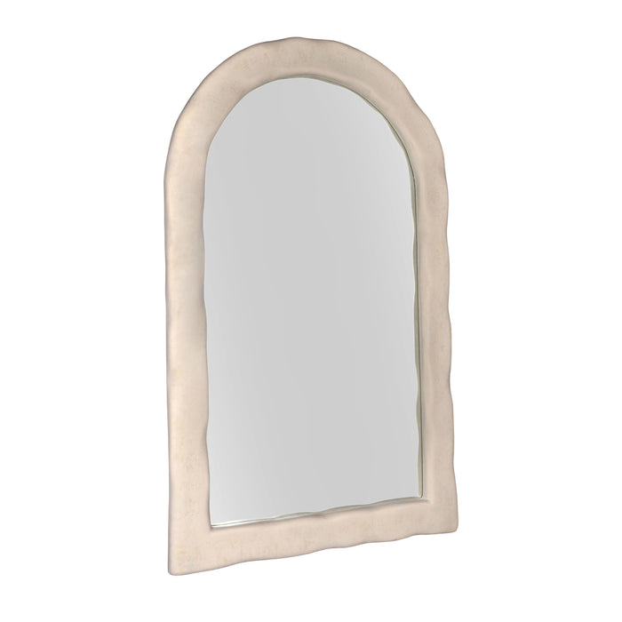 Kaia Cream Textured Floor Mirror image