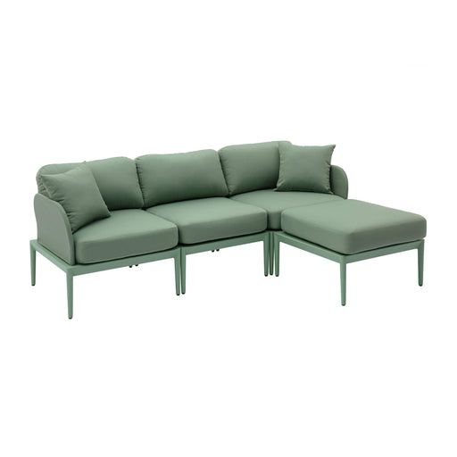 Kapri Moss Green Modular Outdoor Sectional image