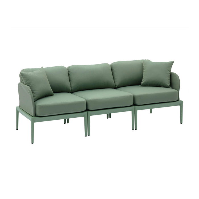 Kapri Moss Green Modular Outdoor Sofa image