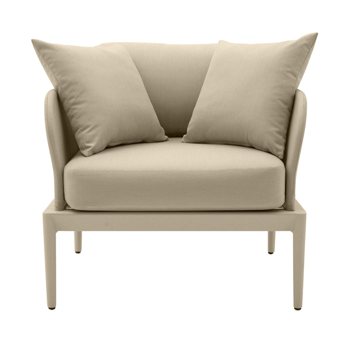 Kapri Taupe Outdoor Armchair