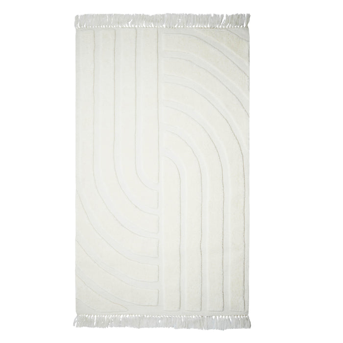 Loop White 8' x 10' Area Rug image