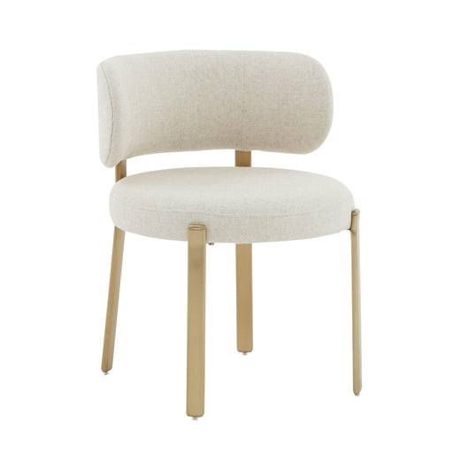 Margaret Cream Linen Dining Chair image