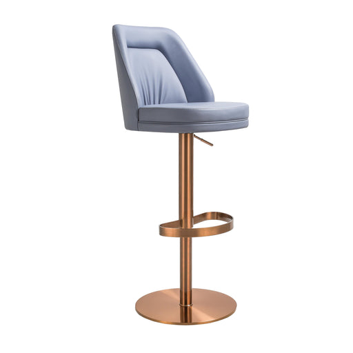 Maven Lavender Mist and Rose Gold Adjustable Swivel Stool image