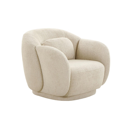 Misty Cream Boucle Accent Chair image