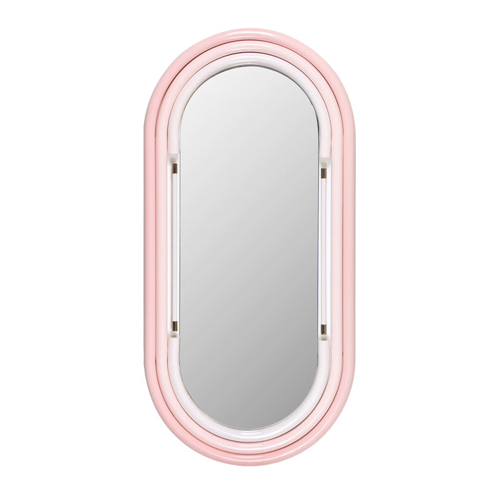 Neon Large Wall Mirror in Pink image