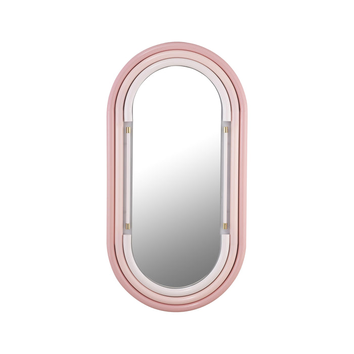 Neon Wall Mirror in Pink image