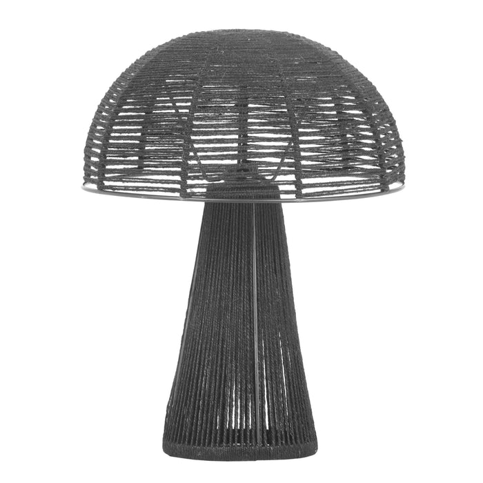 Oddy Black Jute Table Lamp image