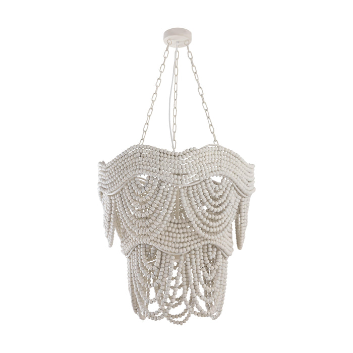 Porto Ivory Beaded Chandelier